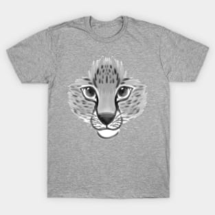 Serval Cat Face T-Shirt